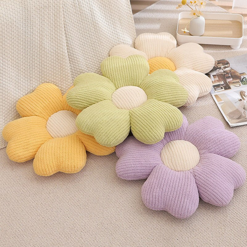 Maliben | Soft Clover Flower Decorative Pillow