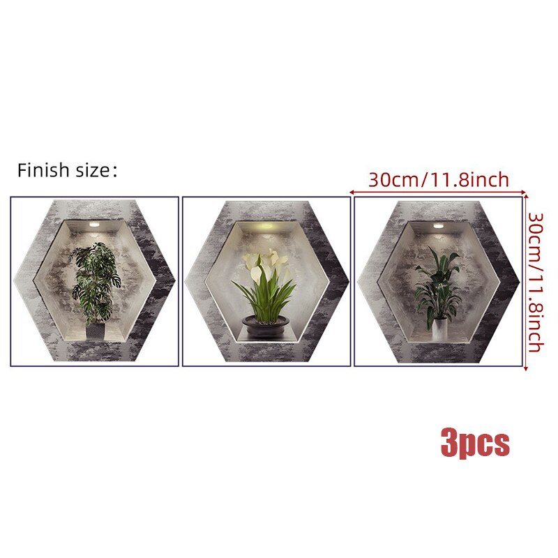Maliben | Wall Decorative Potted Plant Stickers