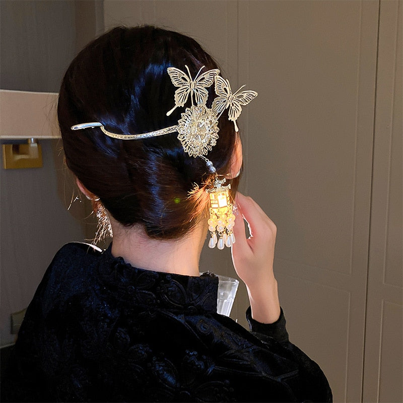 Maliben | Luminous Stylish Butterfly Lantern Hairpin
