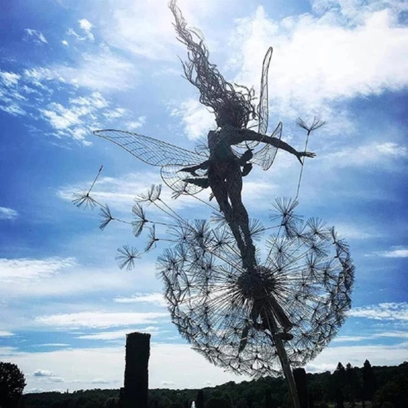 MAliben | Fairies On a Milk Thread Art Sculpture