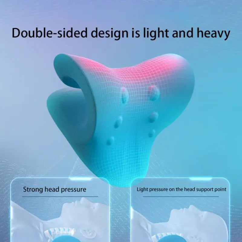 Maliben | Neck & Shoulder Stretcher Spineluma | Ergonomic Traction Pillow | Pain Relief & Posture Correction | Pu Foam