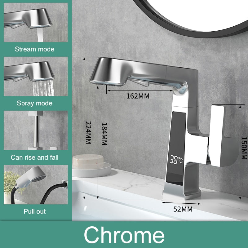 Maliben | Elegant Temperature Display Smart Faucet