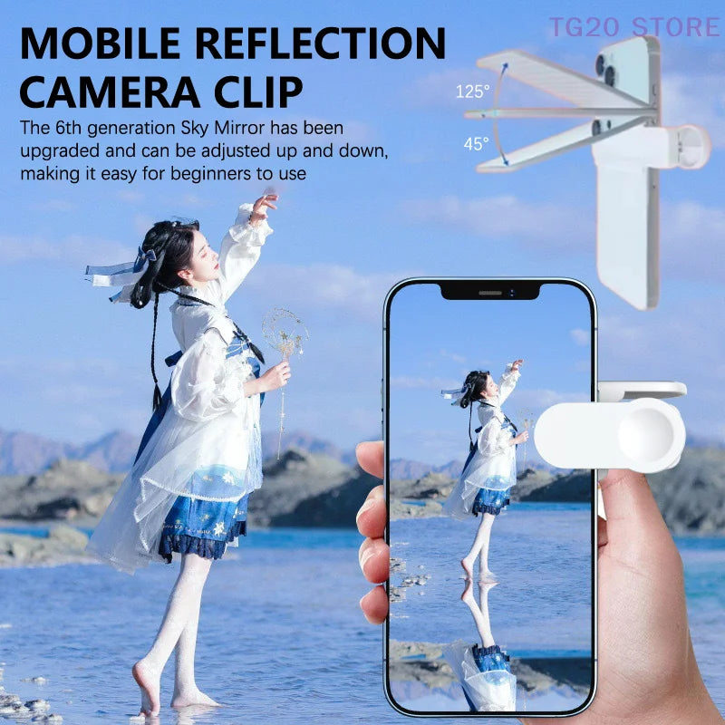 Maliben | Phone Camera Mirror Reflection Effect Clip Kit