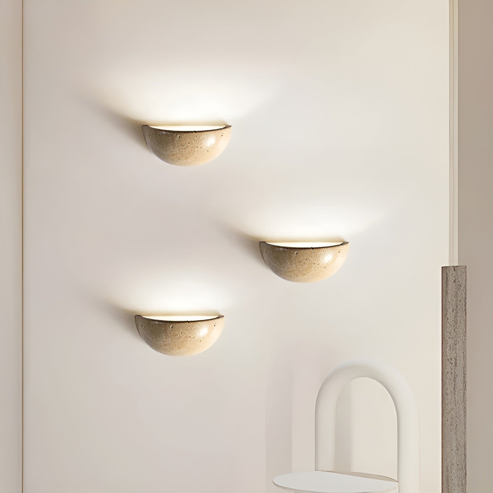 Maliben | Elegant Wabi-Sabi Led Wall Lighting – Korzito Wall Lamp