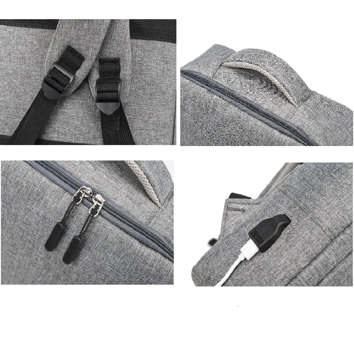 Maliben | Modern Techsafe Backpack - With Practical Usb Charging Function