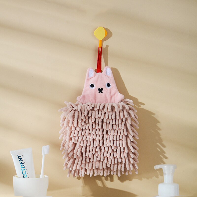 Maliben | Quick Water Absorber Bear Plush Hand Towel