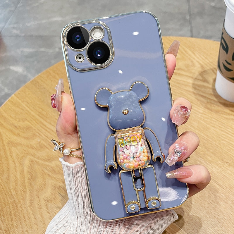 Maliben | Bear Lover Colorful 3d Doll Phone Case