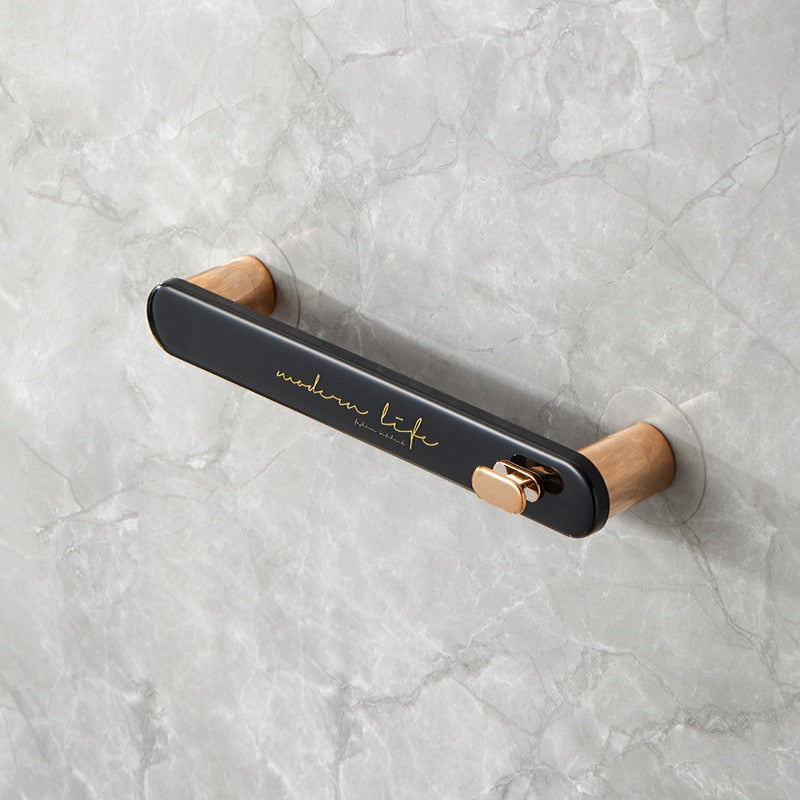 Maliben | Towel Bar Space Saving Bathroom Holder