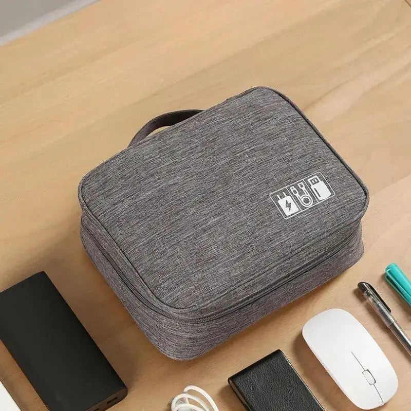 Maliben | Orgazip Tech Organizer | Large Cable Bag For Travel | Waterproof & Multifunctional | For Power Banks, Cables & Accessories