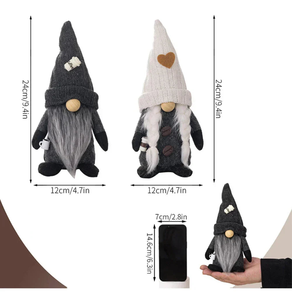 Maliben | Scandinavian Coffee Gnome Dolls – Atmospheric Decoration