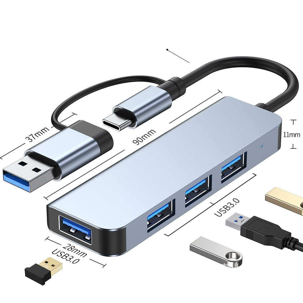 Maliben Thunderbolt 3 USB-C Hub with HDMI, PD, SD/TF for MacBook Air M1 and iPad Pro