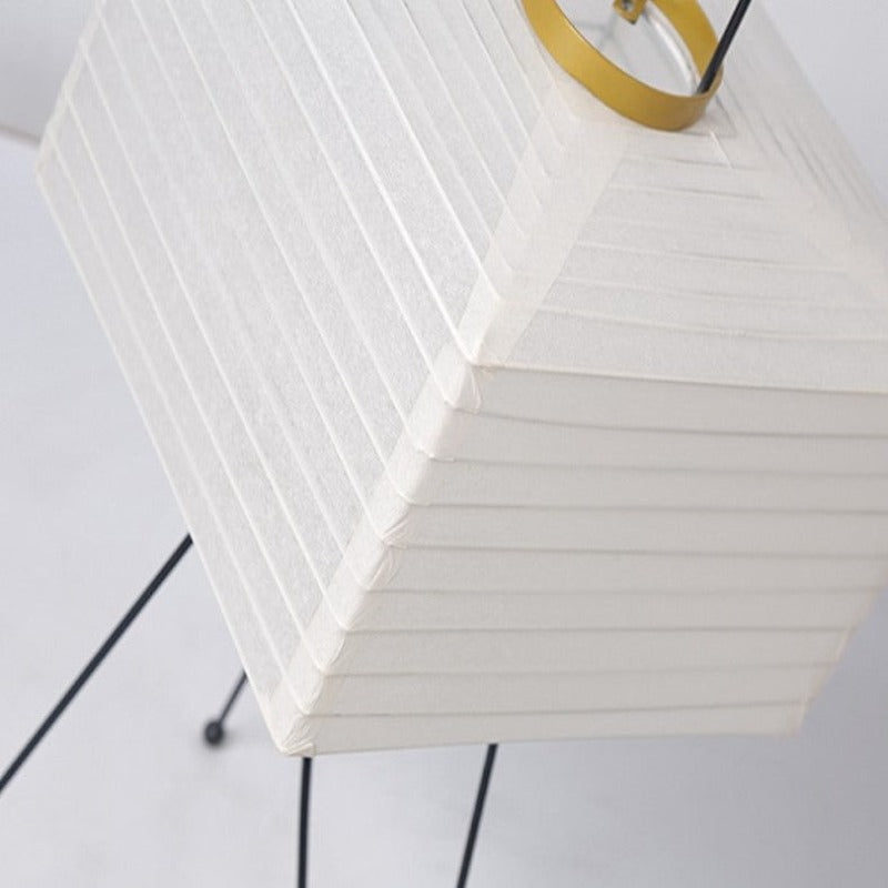 Maliben Japanese Creative Paper Floor Lamp with Tripod