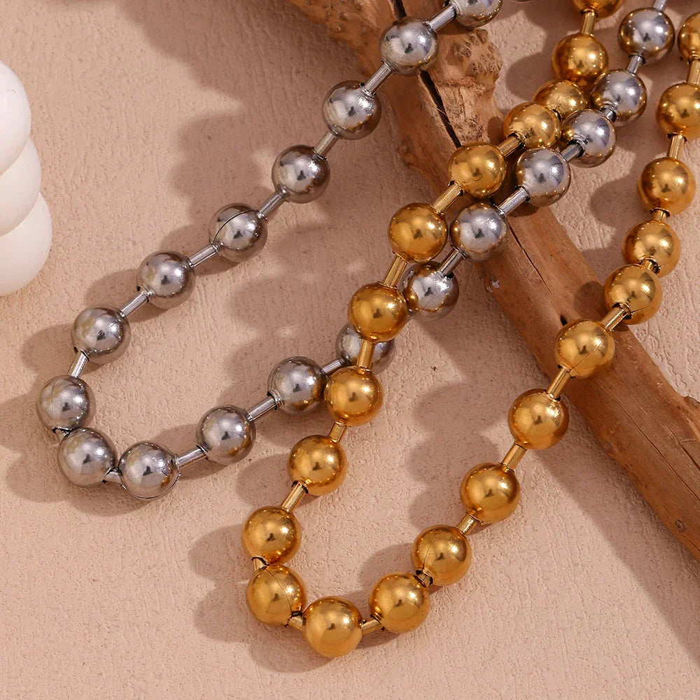 Maliben | 18k Classic Chunky Beaded Necklace