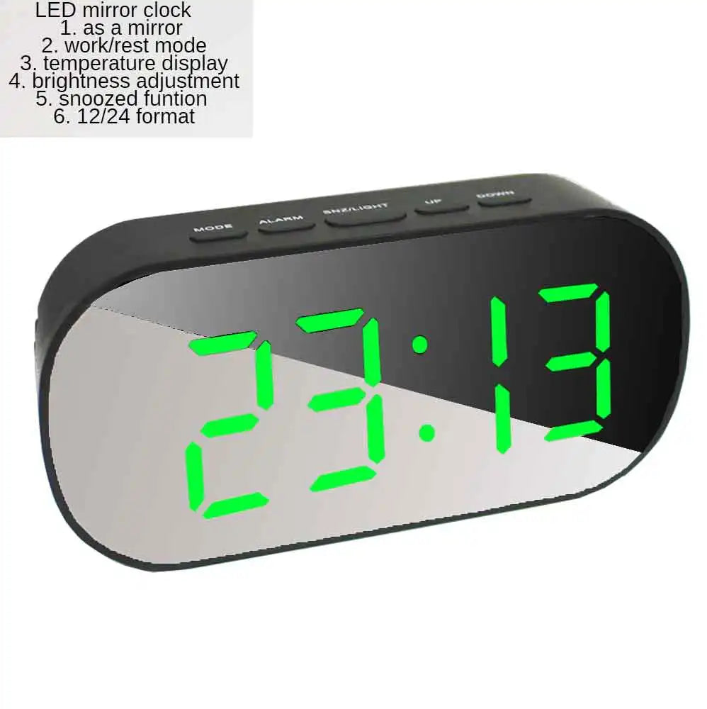 Maliben | Curved Screen Digital Alarm Clock