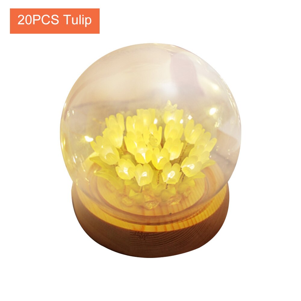 Maliben | Shiny Tulip Handmade Night Lamp