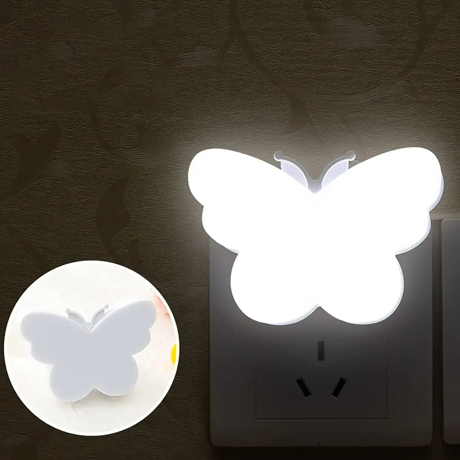 Maliben | Glowease Led Night Light | Automatic Light Sensor | Warm White Comfort Light