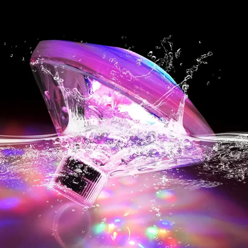 Maliben | Floating Led Underwater Lamp Aqualuma | Rgb Color Change | Ip67 Waterproof | For Pool, Bathtub & Party
