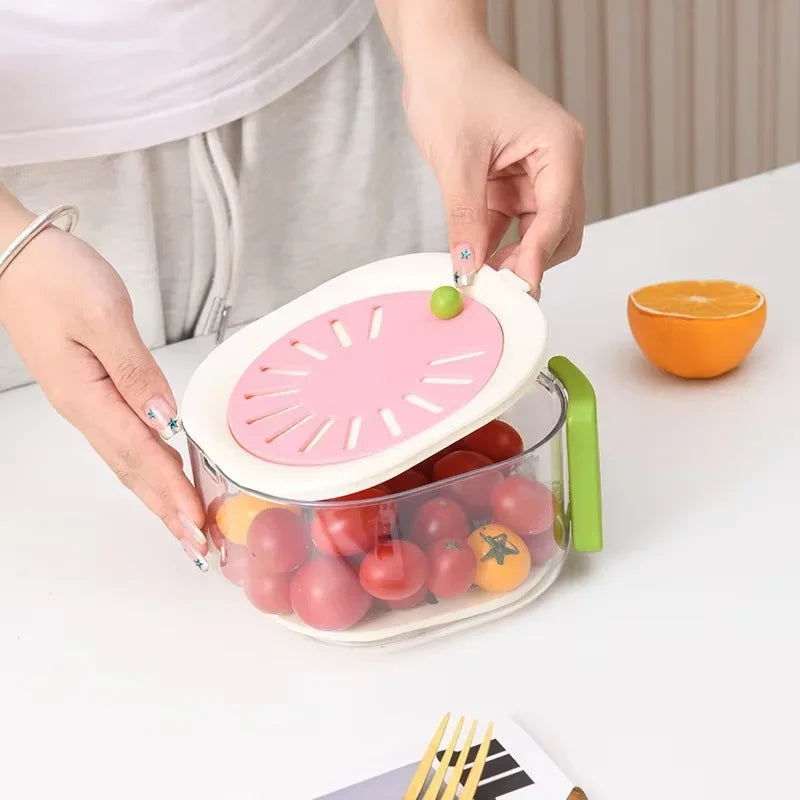 Maliben | Dust-Proof Fruit Drainer Basket