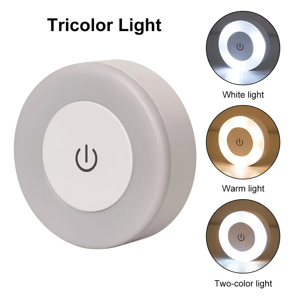 Maliben | Lumora Touch Led Night Light | Usb Rechargeable | Magnetic & Stepless Dimmable | Warm & Cold Light
