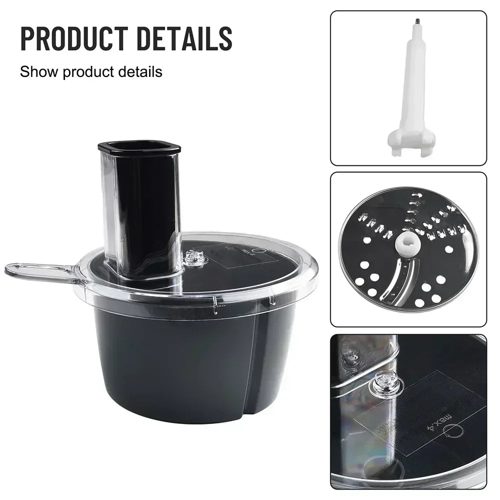 Maliben | Mixprotec Multifunctional Accessory Set For Thermomix Tm5/Tm6 | Cutting Disc, Container & Lid | Dishwasher Safe & Food Safe