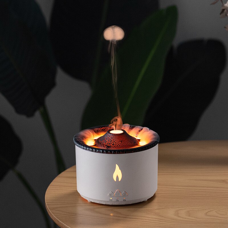 Maliben | Volcanic Flame Air Humidifier Night Lamp
