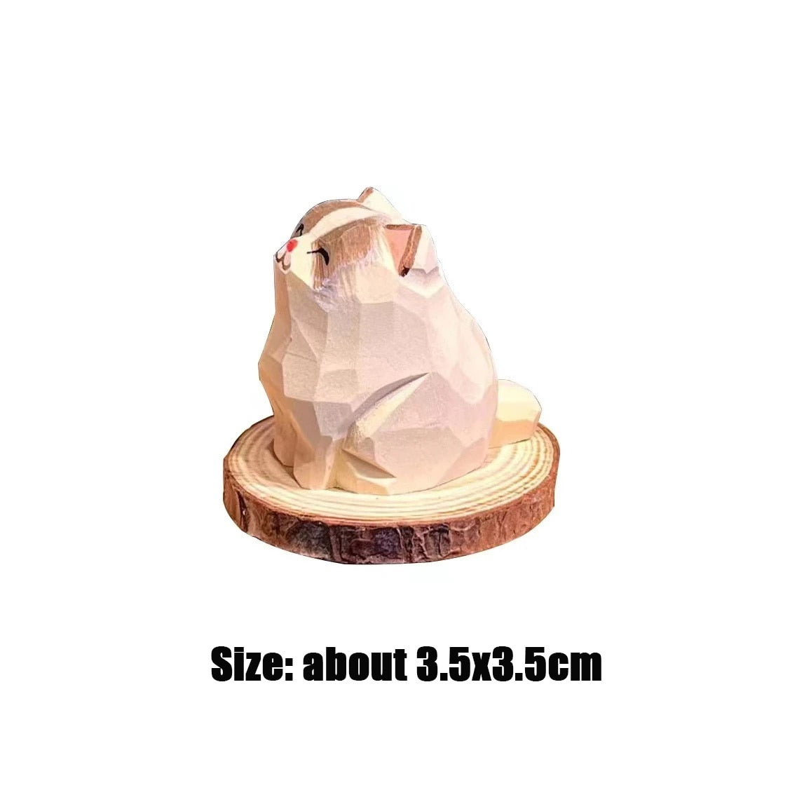 Maliben | Handmade Wooden Cute Pet Figurines