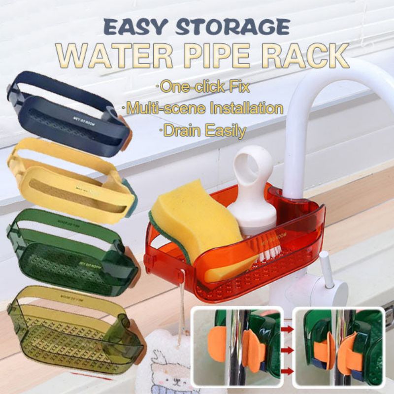 Maliben | 2in1 Sponge Holder Sink Organizer Rack