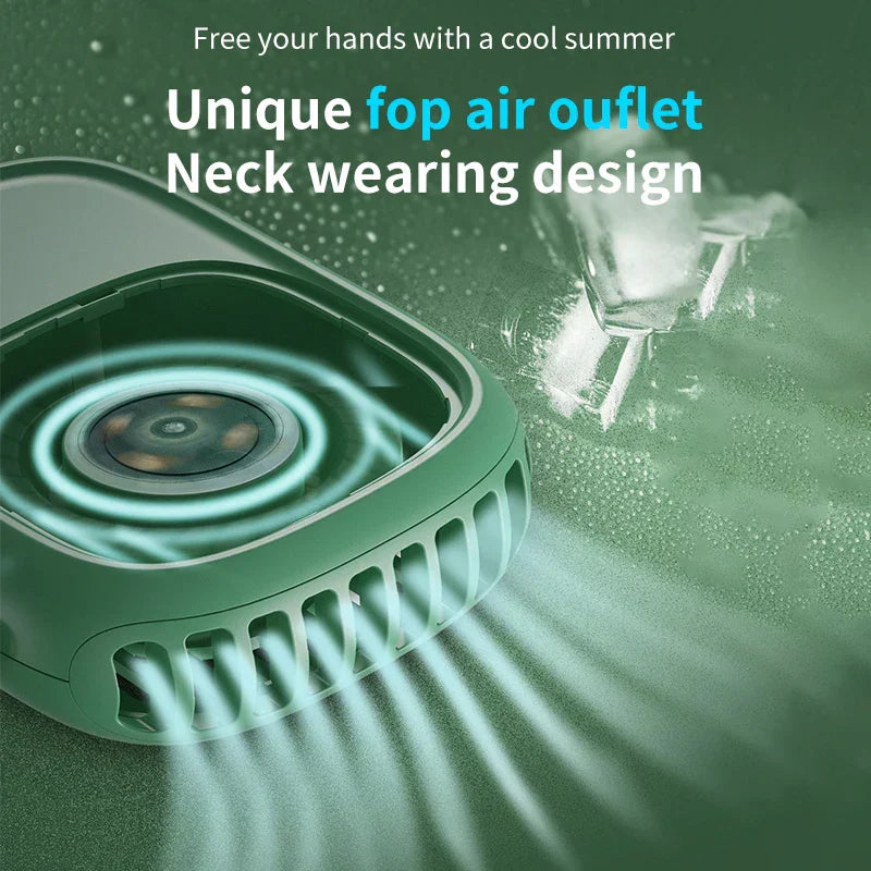 Maliben | Aerobreeze Neck Fan | Portable, Rechargeable Fan For Comfort Everywhere