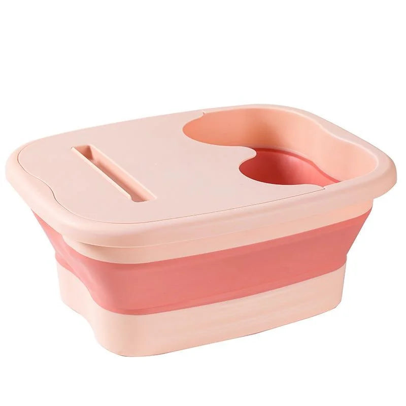 Maliben | Solevia Foldable Foot BAth With Massage Function | Space-Saving & Sturdy | For Foot Care, Pedicure & Relaxation at Home
