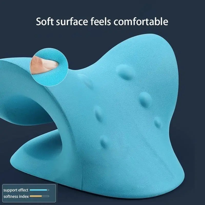 Maliben | Neck & Shoulder Stretcher Spineluma | Ergonomic Traction Pillow | Pain Relief & Posture Correction | Pu Foam