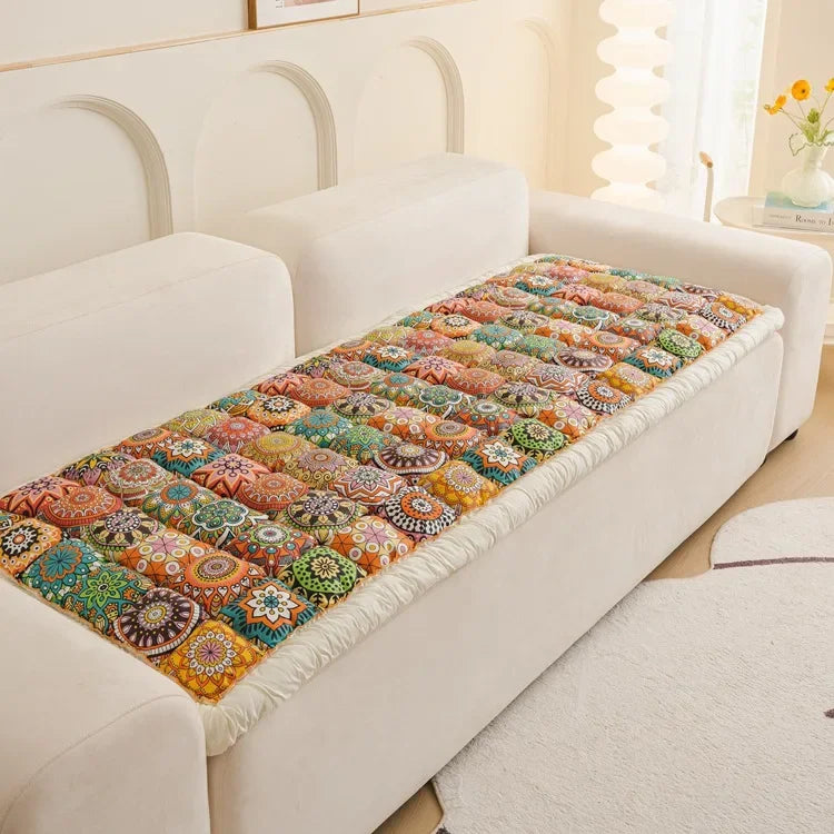 Maliben | Bohemian Style Cushion Cotton Couch Pad