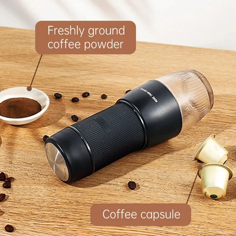 Maliben | Portable Coffee Machine 18 Bar, Hand Pressure Operation, ZZUOM CM101, Compact Extraction for Outdoor Camping Travel Use