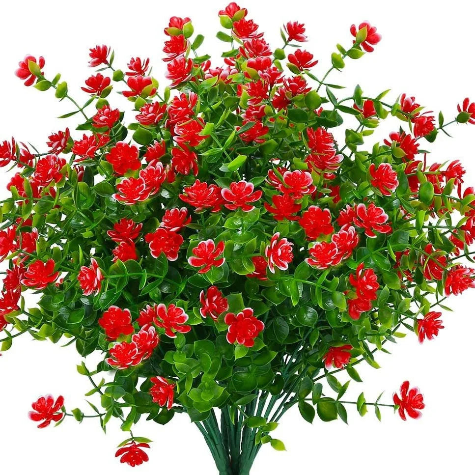 Maliben | Artificial Flowers Florasun | Uv-Resistant & Weatherproof | Hanging Decorative Plants For Garden & Balcony | Easy Care & Evergreen