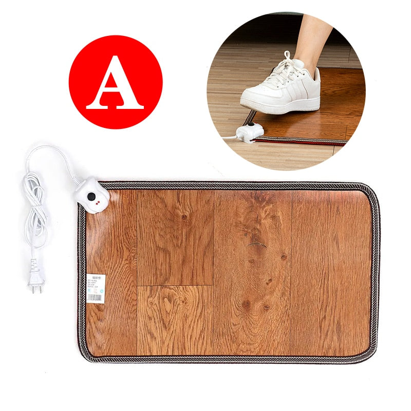 Maliben | Heat Zone Adjustable Leather Foot Warmer Mat