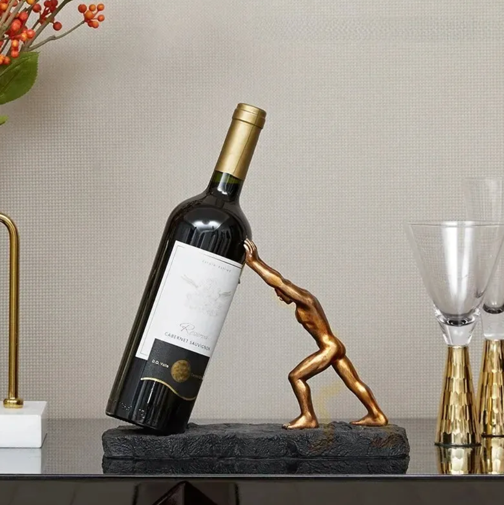 Maliben | Wine Bottle Holder - Vinolux - Premium Design - Luxurious Eye-Catcher