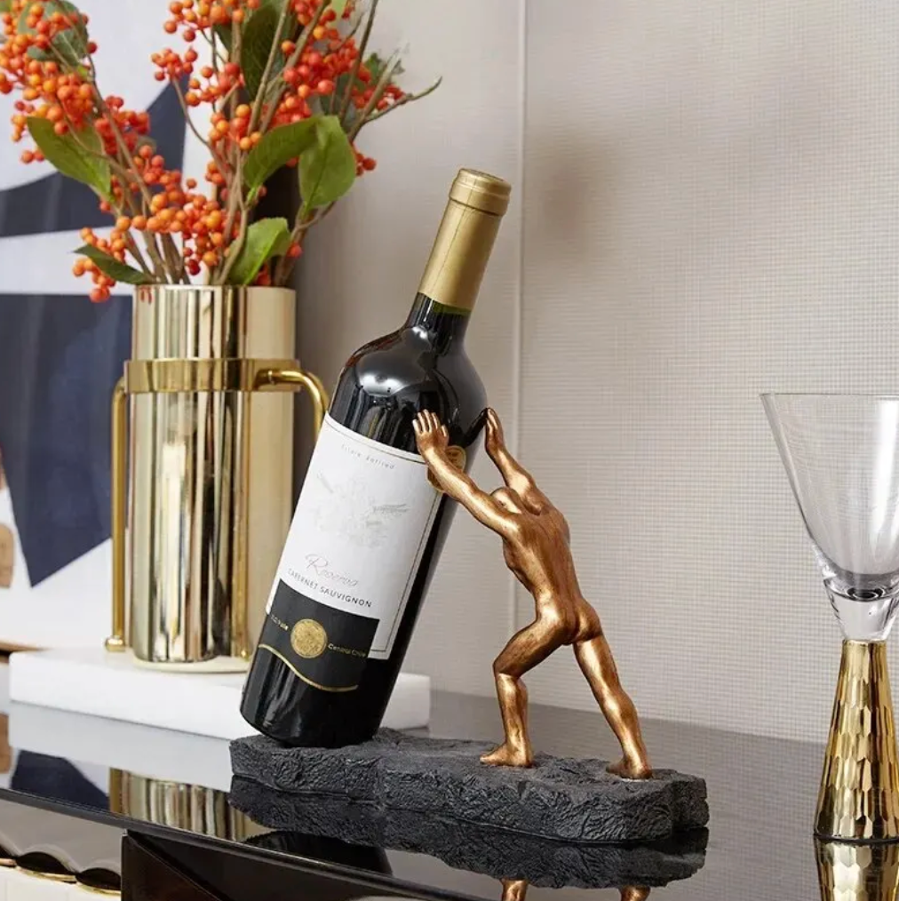 Maliben | Wine Bottle Holder - Vinolux - Premium Design - Luxurious Eye-Catcher