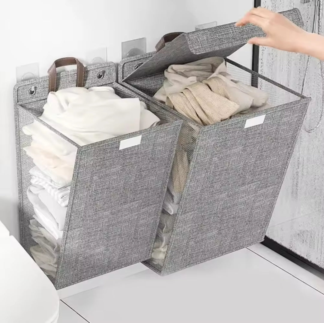 Maliben | Wall-Mounted Folding Laundry Basket