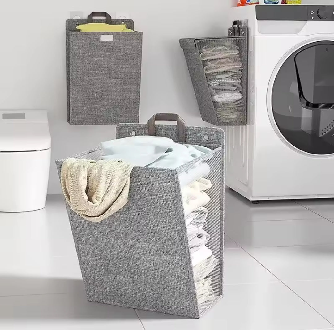 Maliben | Wall-Mounted Folding Laundry Basket