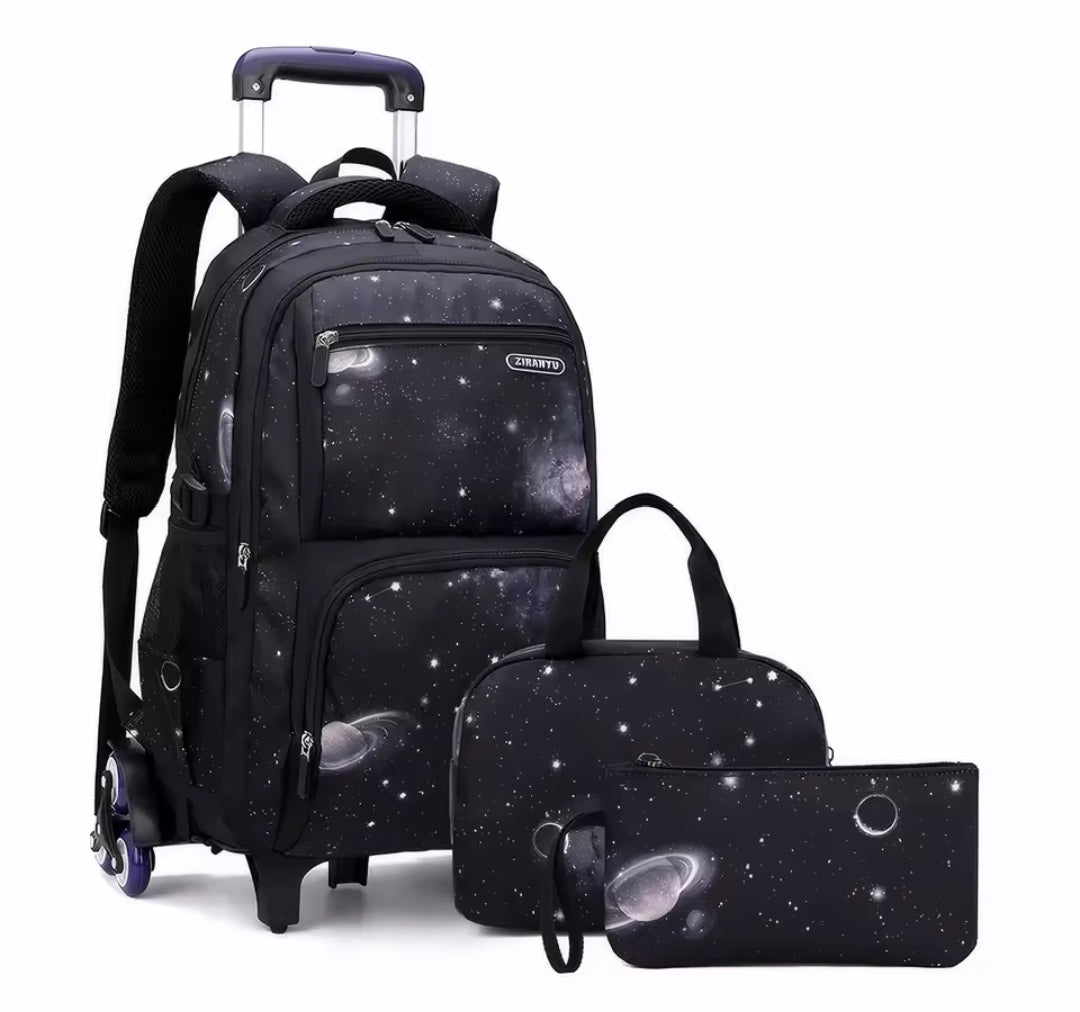 Maliben | Rolling Trolley School Backpack