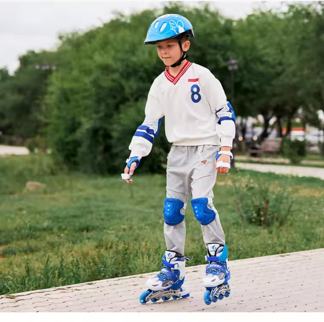 Maliben Skate shoes and protective gear set