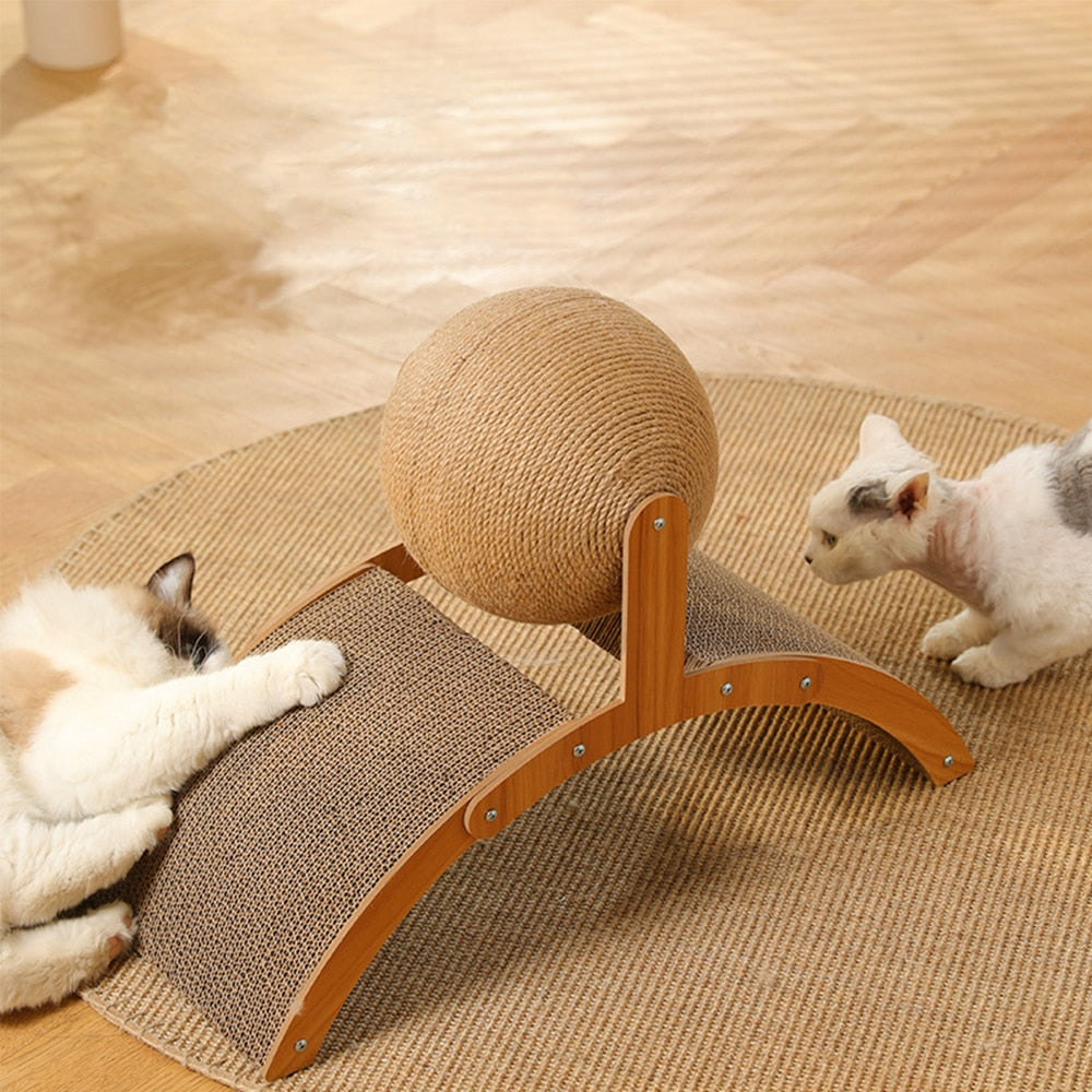 Maliben | Wooden Cat Fun Play Scratcher Board
