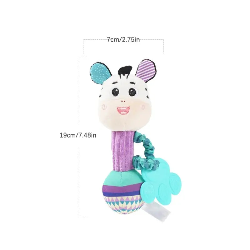 Maliben | Soothing Silicone Plush Toy For Teething Babies