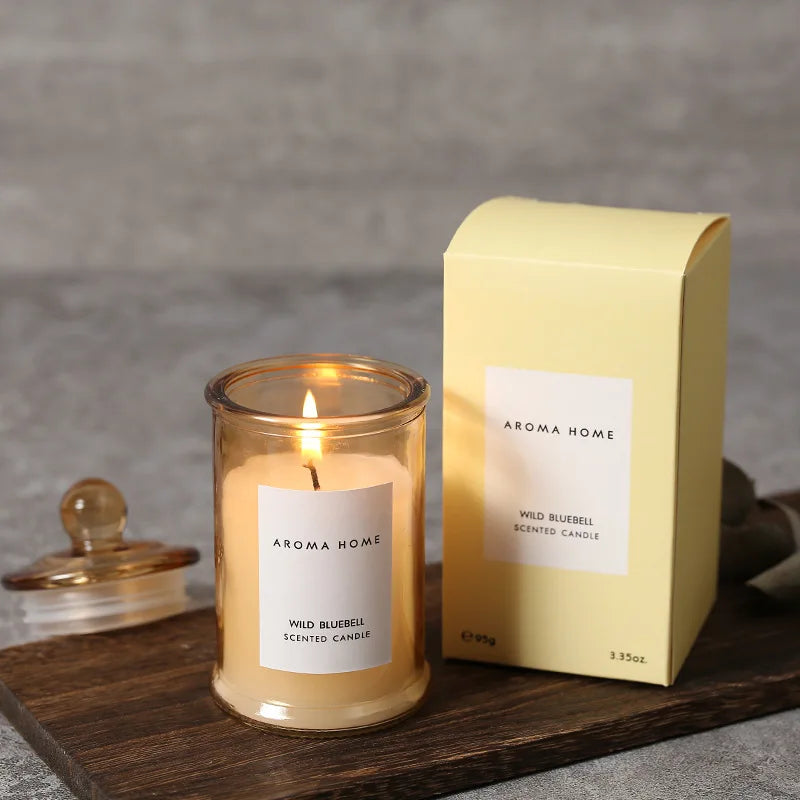 Maliben | Vintage Scented Candle Glass Soy Wax Aromatherapy