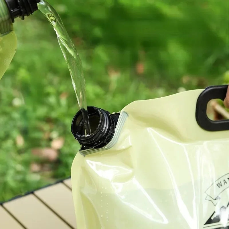 Maliben | Hydrapakx Foldable Water Carry Bag 8 L | With Handle & Spout | For Camping, Hiking & Outdoor