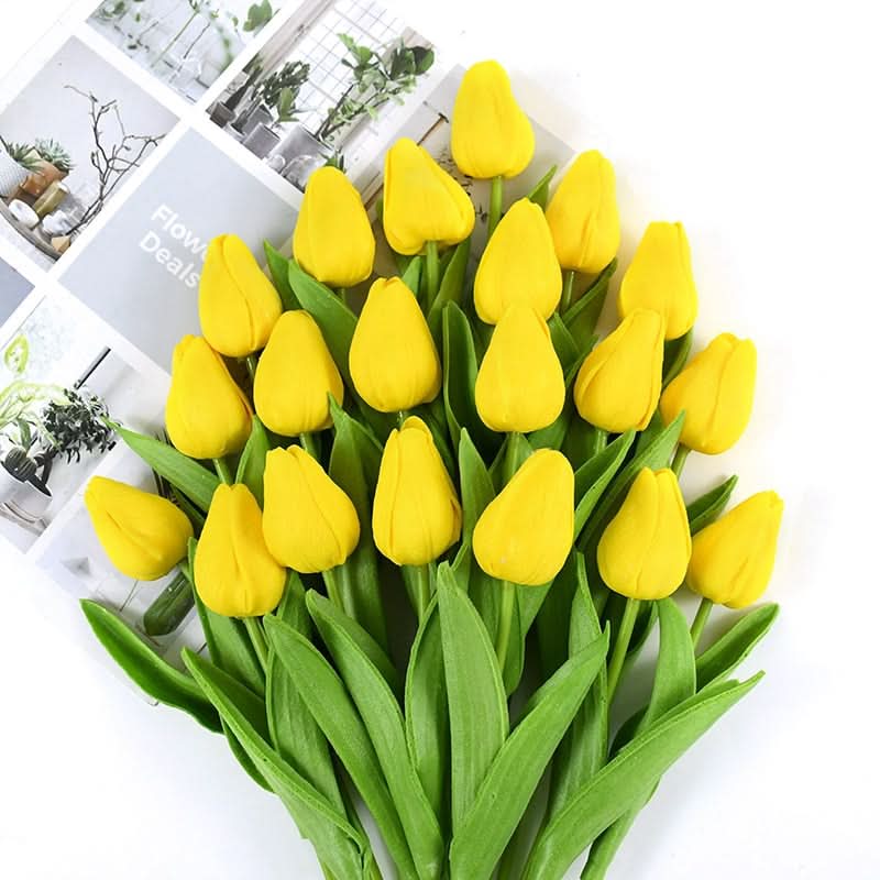 Maliben | Artificial Tulip Bouquet With Realistic Lifelike Flowers