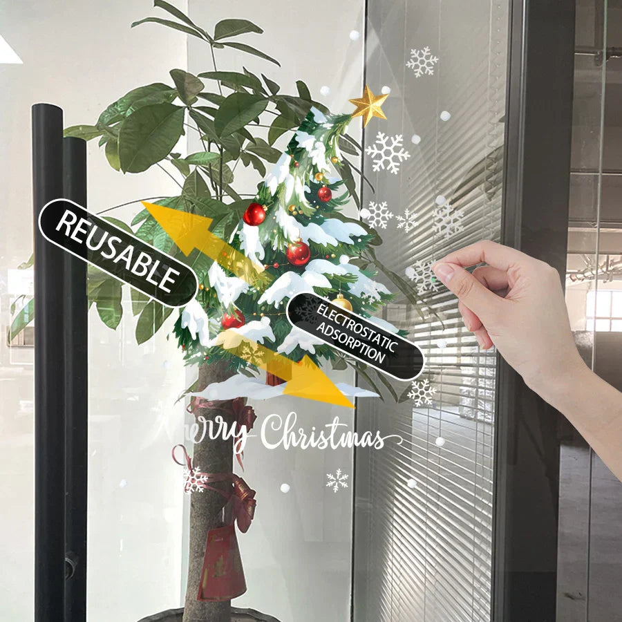 Maliben | Merry Glow 3d Christmas Tree Sticker