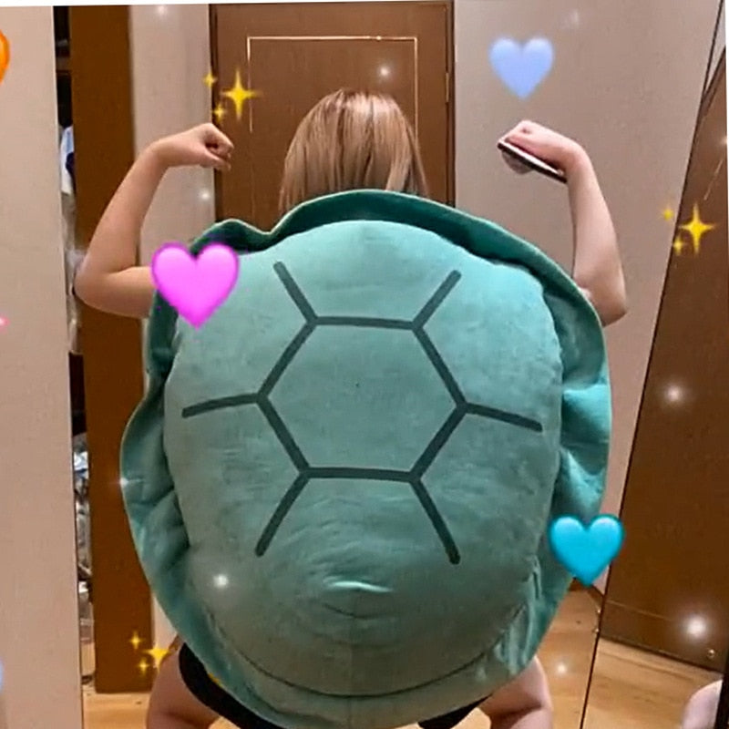 Maliben | Big Turtle Shell Plush Soft Pillow