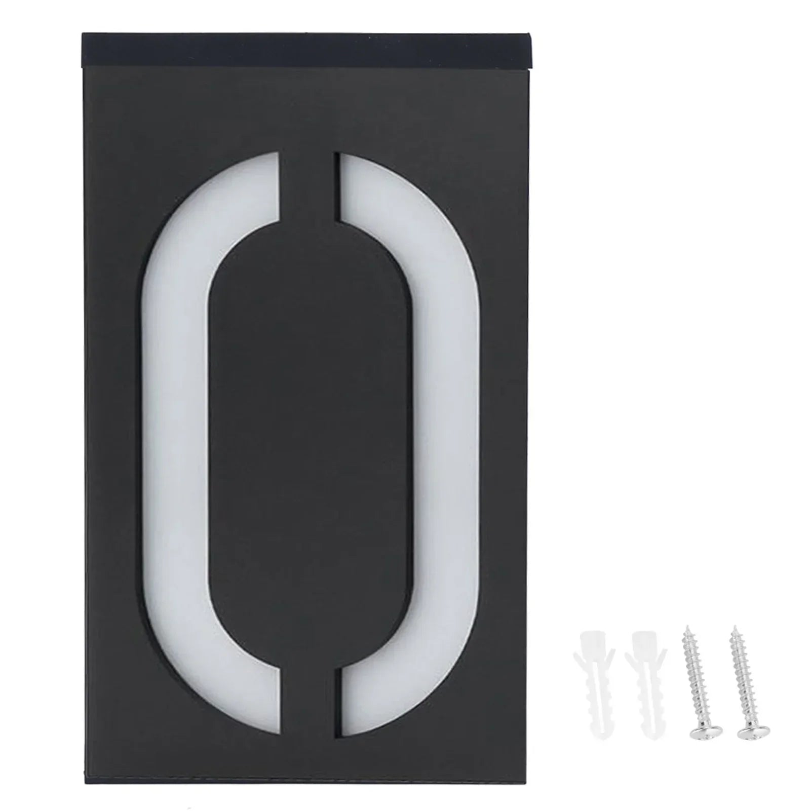 Maliben | Numelux Solar House Number Light | Led IllumInated | Weatherproof Ip55 | Automatic Light in Darkness