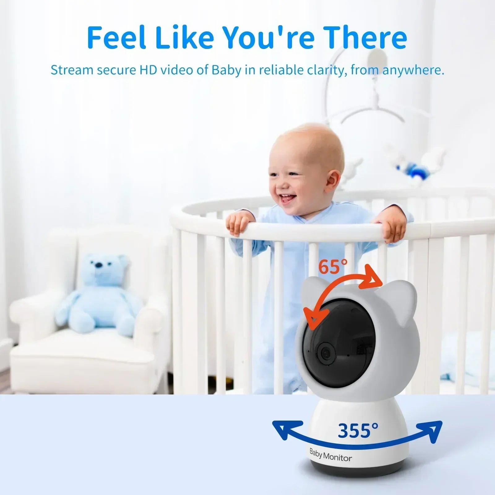 Maliben | Babysafe Camera - Ultimate Baby Monitoring With Hd Monitor