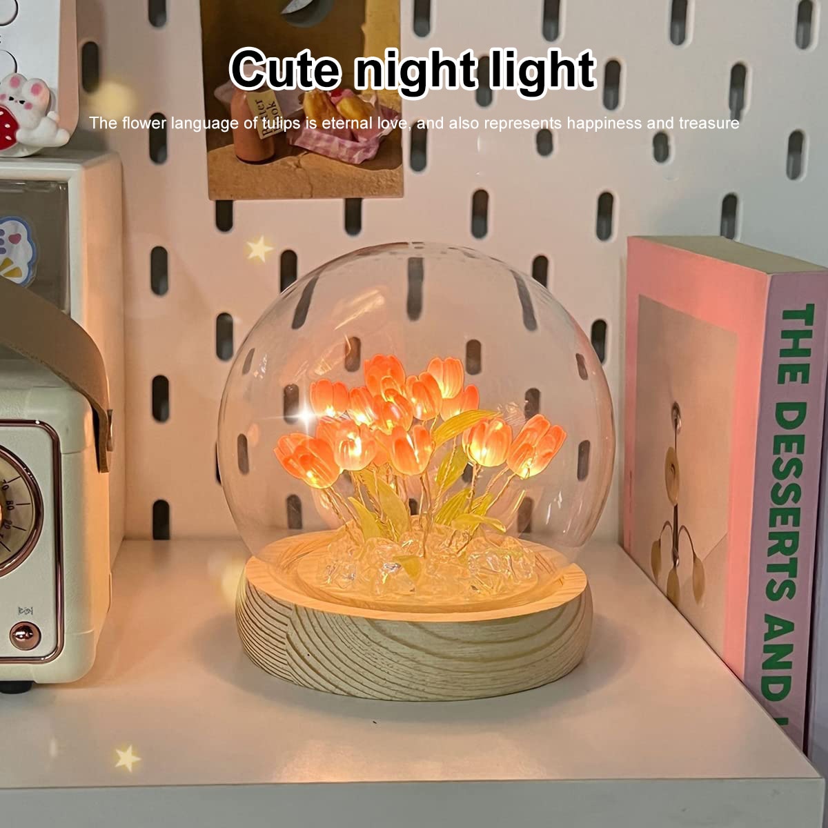Maliben | Shiny Tulip Handmade Night Lamp
